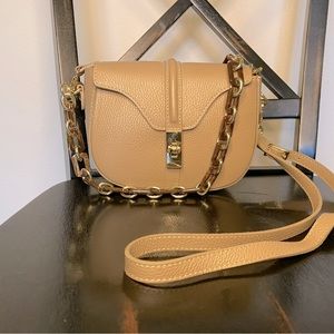 Laura DiMaggio Italian Leather Shoulder Bag Crossbody Bag